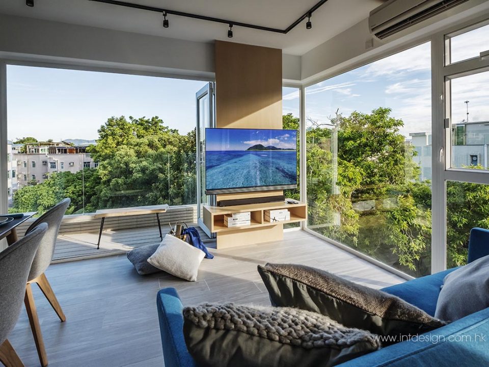 Garden View from TaiPo East Village House's Living Room